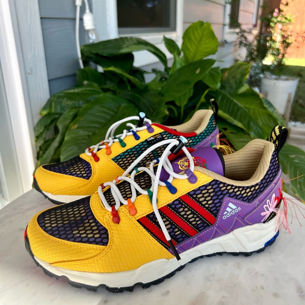 Adidas 💜🧡💛 × Sean Wotherspoon EQT Support
93 "Superearth"💜🧡💛New